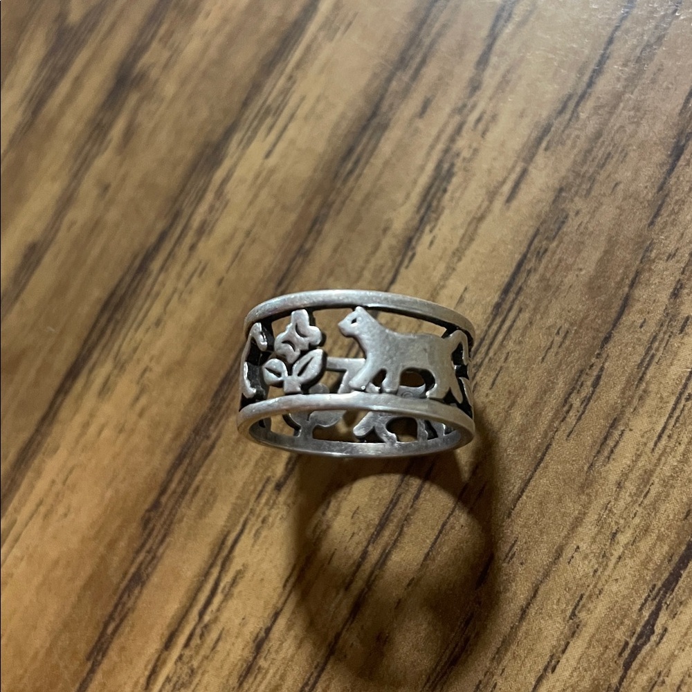 James Avery cat ring